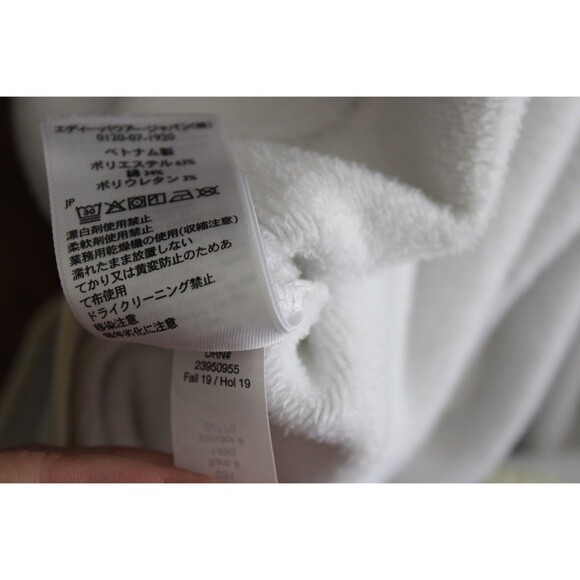 Eddie Bauer Northern Light Plush Funnel-Neck Hoodie Large Light Gray Turtleneck - Picture 9 of 11